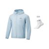 Li-Ning Fitness Series Windproof Water-Repellent UV-Resistant Quick-Dry Cool Hooded Sun Protection Jacket Men jackets AFDW475-1