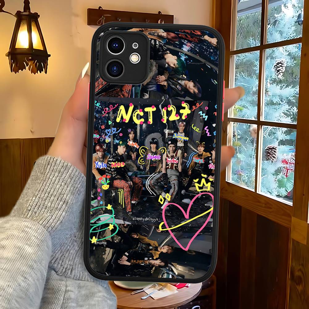 Band N-NCT MUSIC For IPhone 15 16 Pro Max 11 12 13 14 XS XR X Plus 16E Matte Translucent Phone Cover
