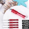 HSS Handle Hexagonal Hex Screwdriver Tool Set for RC Helicopter Drone Aircraft Model Metal Repair Tools Red Gold Blue