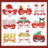 Party Decorations Christmas Frame Glasses Christmas Decorative Glasses Santa Claus Eyeglasses