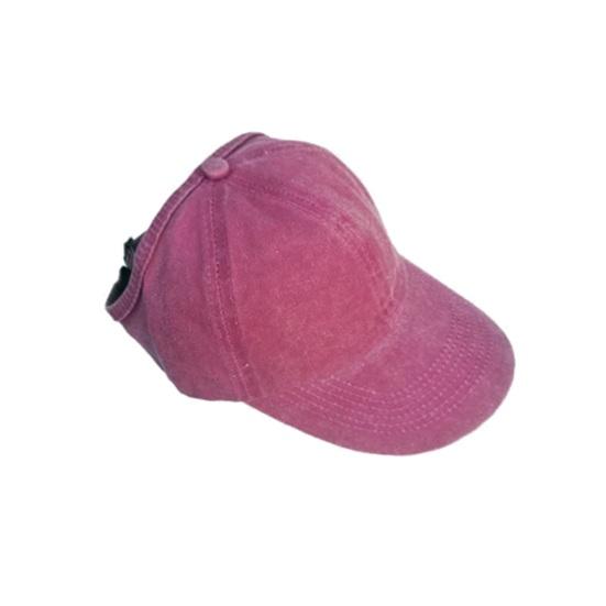 Semi-Hollow Top Baseball Cap, Baseball Cap with Ponytail Opening, Quick-Dry Fabric Sun Protection Hat for Running Cycling Fitness Outdoor Activities