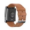 Cinturino Sportivo in Pelle Regolabile a Rilascio Rapido Cinturino per Fitness Tracker Sostituzione Braccialetto con Cornice Metallica per Amazfit Helio Strap