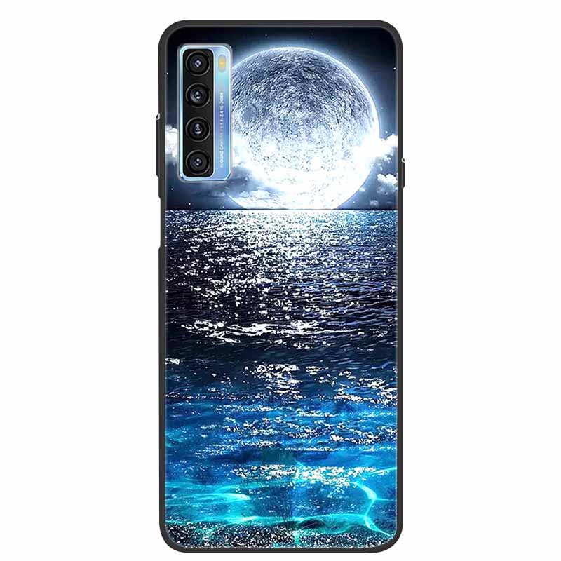 For TCL 20L Case Cute Painted Soft Silicone Back Cover for TCL 20L+ Plus T775H Phone Cases TPU Bumper For TCL 20S 20 L T774H