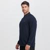 DIBINZE Men's Plus Size Long Sleeve Polo Shirt