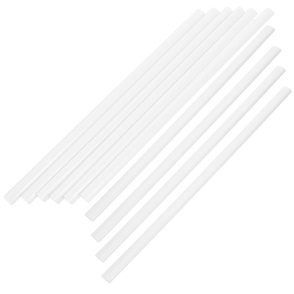 10Pcs Easy-Use Plastic Slide Binders Binding Bars for School Office Home Transparent File Organization Loose Leaf Bookbinding