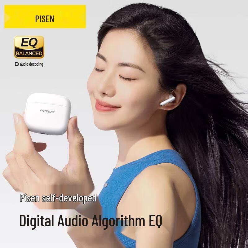 Pisen BHD-TW6 Wireless Bluetooth 5.3 Semi-in-ear Earbuds
