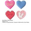 4Pcs Fridge Magnets Three-dimensional Heart-shaped Creative Styling Strong Adsorption Multiple Use Home Decor Lovely Color Heart Creative Magnetic