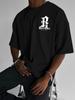 New Summer Mens Tshirt with Fashionable Street Style 100 Pure Cotton Highquality Hiphop Gothic Short Sleeve