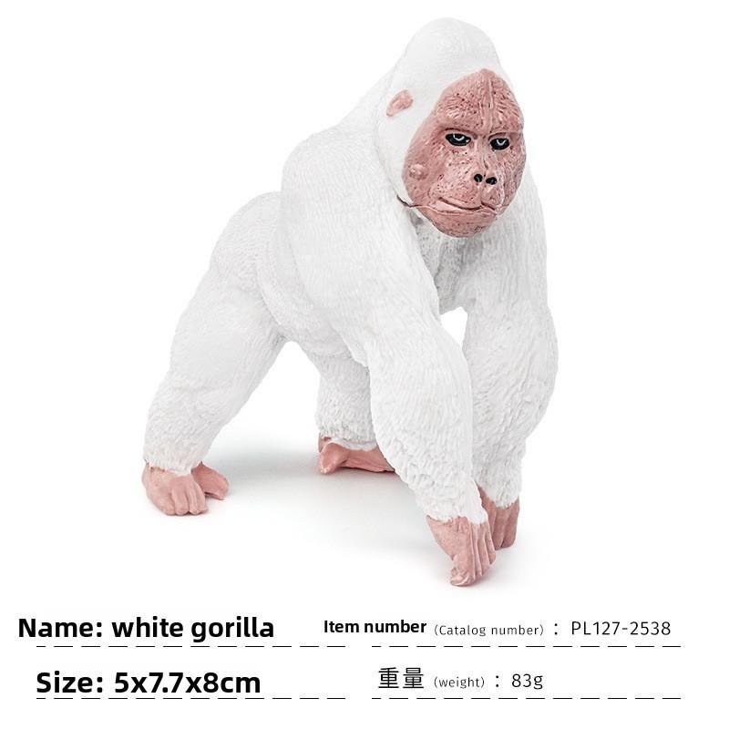 Realistic Gorilla Nature Scene Pvc Statue For Kids Educational Play