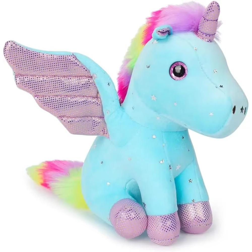 Einhorn Stofftier Weiche Einhorn Plüschtiere Regenbogen Rosa Einhorn Geburtstagsgeschenk für Mädchen Baby Kleinkind Kinder Party Heimdekoration