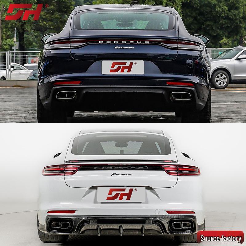 Carbon Fiber Rear Spoiler for Porsche Panamera 971 (2017-2023) - Non-destructive Installation