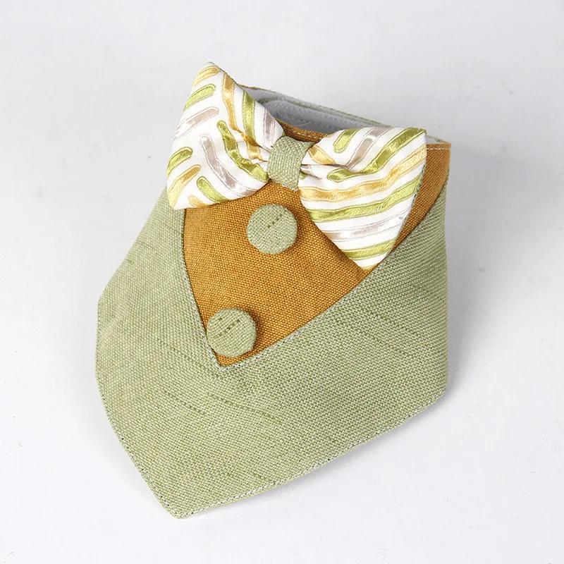 Babadores Lenço para Cão e Gato Pequeno Grande Cão Lavável Estampado Cachorrinho Lenço Gravata Borboleta Acessório para Gato de Estimação para Presentes