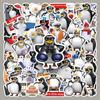 50 William Tell Penguin Creative Emoji Stickers for Notebooks and Headphones