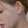 Lewe Edge Wave One Touch Earring (S/M)