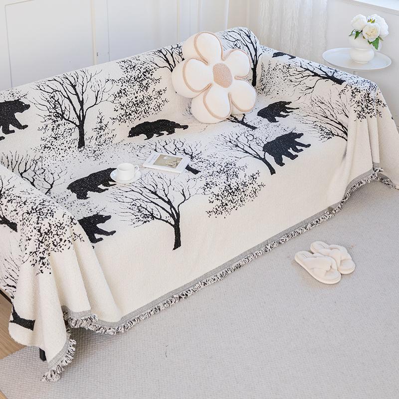 Новое полотенце для дивана Простое одеяло с полным покрытием Кожаная подушка для сиденья — фото 3