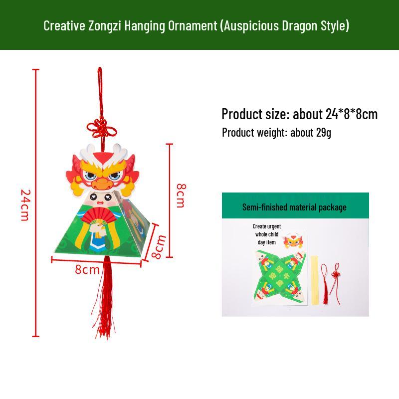 Dragon Boat Festival Auspicious Treasures DIY Pendant Kit - Kindergarten Hanging Decoration