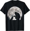 Bigfoot Boop Dog Nose Australian Shepherd Moon Sasquatch T-Shirt