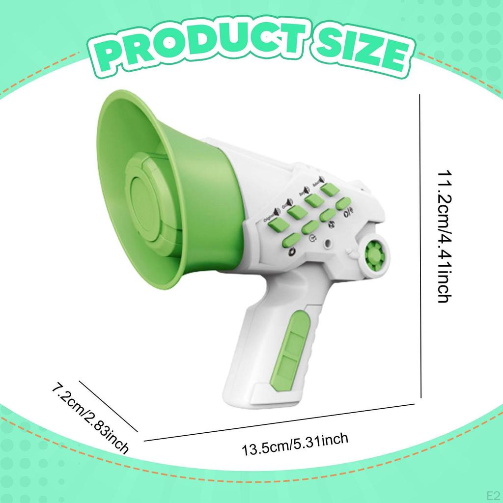 Stimme Verzerrer Spielzeug Kinder Megafon Lustig Handheld 4 Stimmen Modi Tragbarer Lautsprecher Verstärker