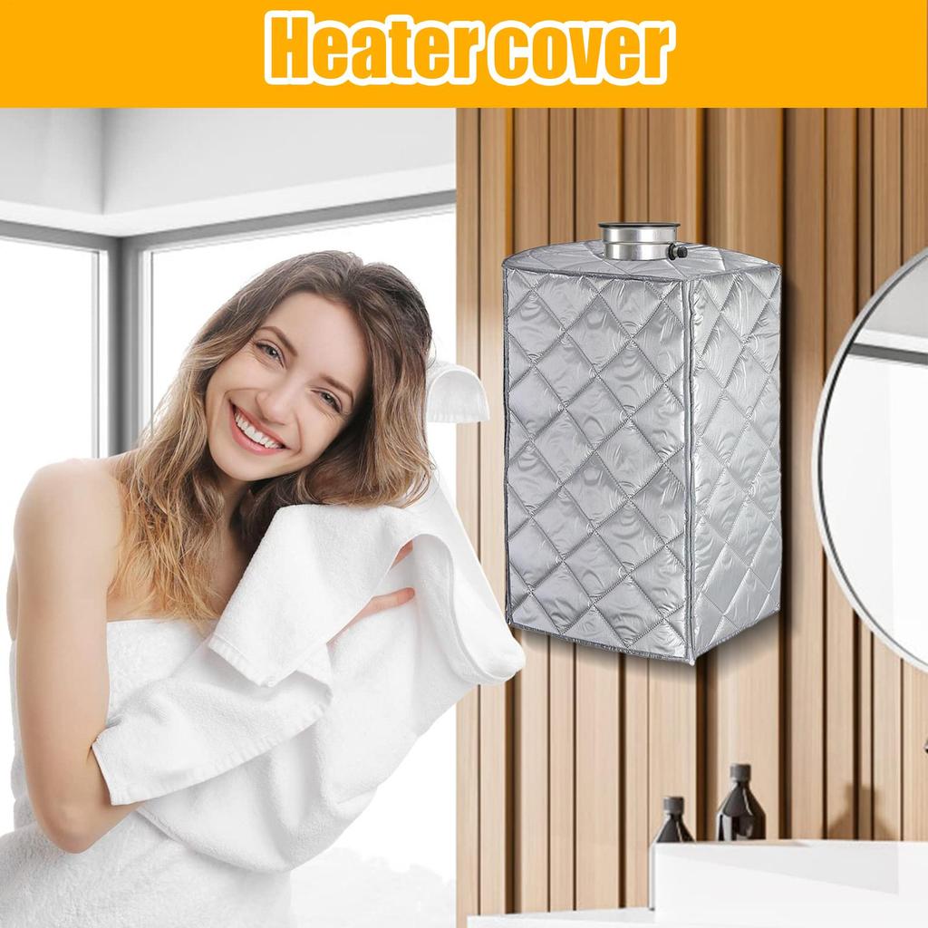 Outdoor Water Heater Cover All Weather Waterproof Dustproof Protective Enclosure for Tankless Heater Patio Tankless Enclosure