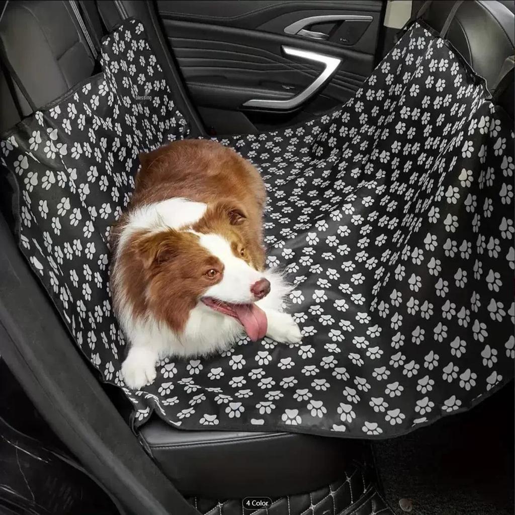 Car Back Seat Pet Cushion - Anti-Scratch & Anti-Bite Mat for Dogs