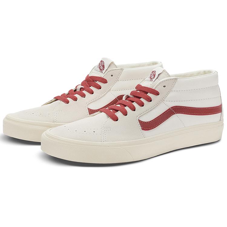 Vans SK8 Mid 'White Red' VN0A5KXER2S