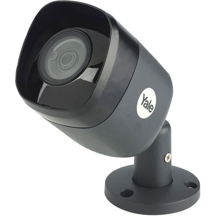Yale SV-4C-2ABFX Système De Vidéosurveillance Connecté 4 Canaux 2 Caméras HD 1080P H.264+ Pour Extérieur (IP67), Vision Nocturne, Di