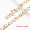 Women's Beaded Pearl Chain Waist Belt - 6mm To 8mm Aluminum Chain for Boots and Clothing Accessories