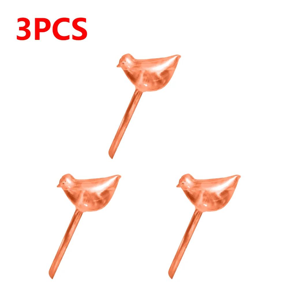 6-1Pc PVC Transparent Plants Watering Bulbs Bird Shape Automatic Drip Irrigation Self Watering Device Home Flower Waterer Bulbs