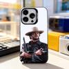Cool Clint EastwoodS Cowboy For iPhone 17,16,15,14,13,12,11,Pro,Max,Plus,E,Air,Mini Anti Fall Black Matte Hard Bumper Phone Case