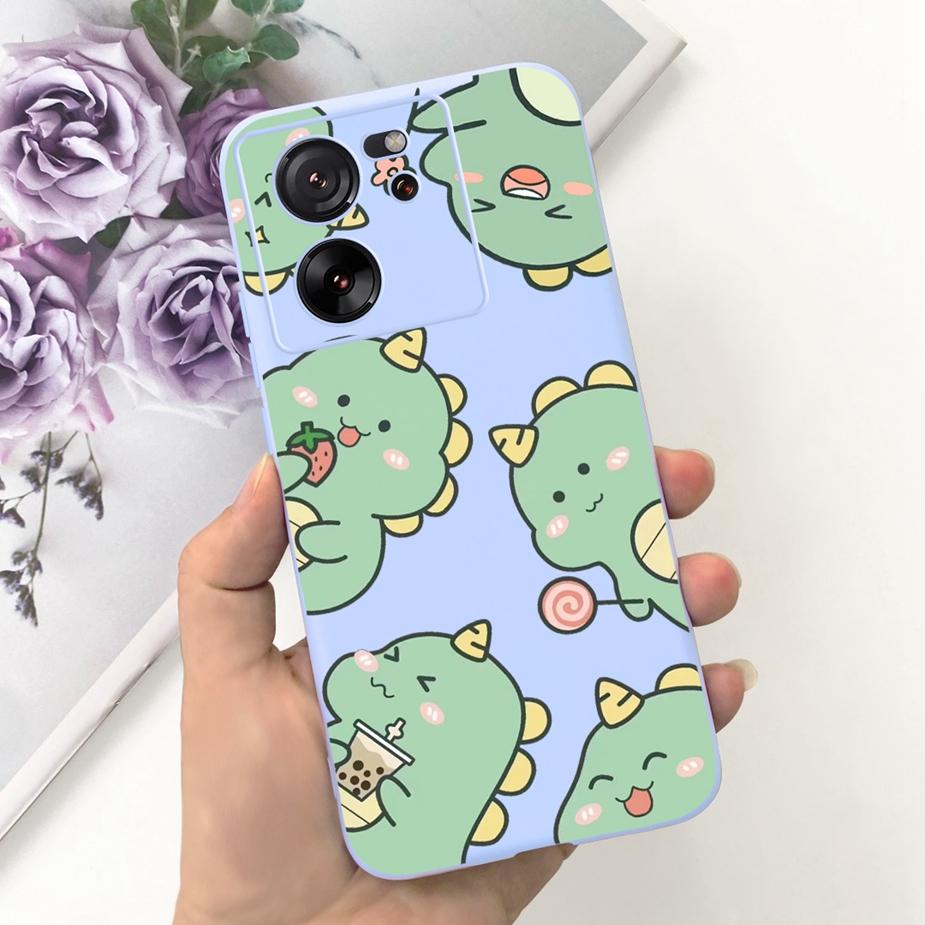 For Xiaomi 13T Pro Case Lovely Candy Painted Back Cover 6.67'' Soft Silicone Phone Case For Xiaomi Mi 13T Pro 13TPro Fundas Capa