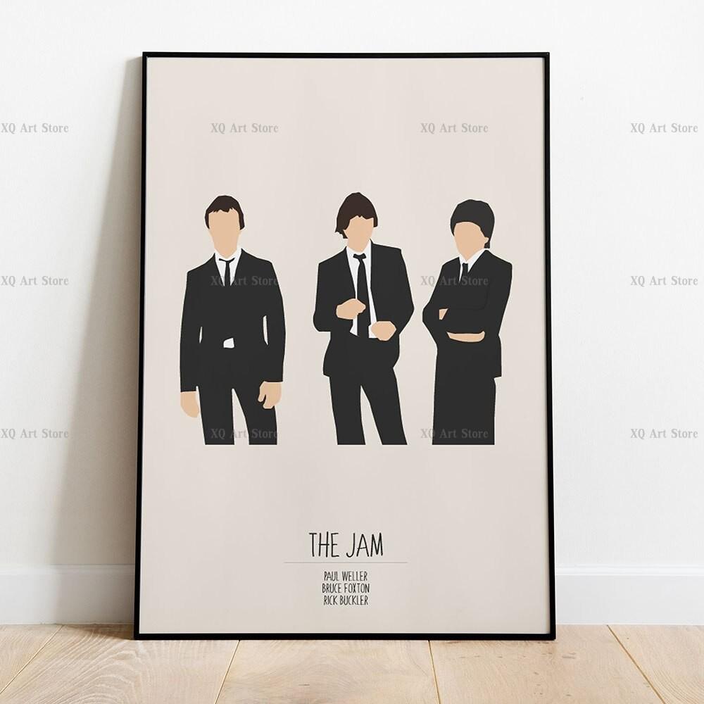 

Музыкальные группы, вдохновленные искусством, картины на холсте, принт, рокер, хип-хоп, рэпер, постер, эстетическое настенное искусство, украшение для дома для гостиной 21x30cm No Framed