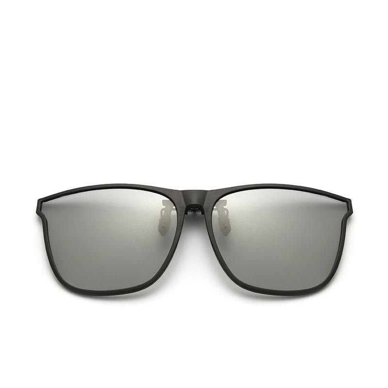 Clips de Lunettes de Soleil Polarisés à Contact Ultra-Léger, Conducteurs Hommes et Femmes Conduisant Lumière Myopie Clips de Lunettes