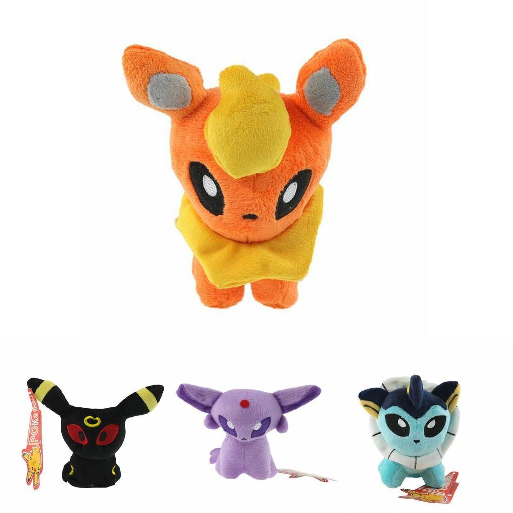 Adorável Mini Boneca de Pelúcia Pokemon de 5'' Coleção Apresentando o Fofo Eevee e Amigos