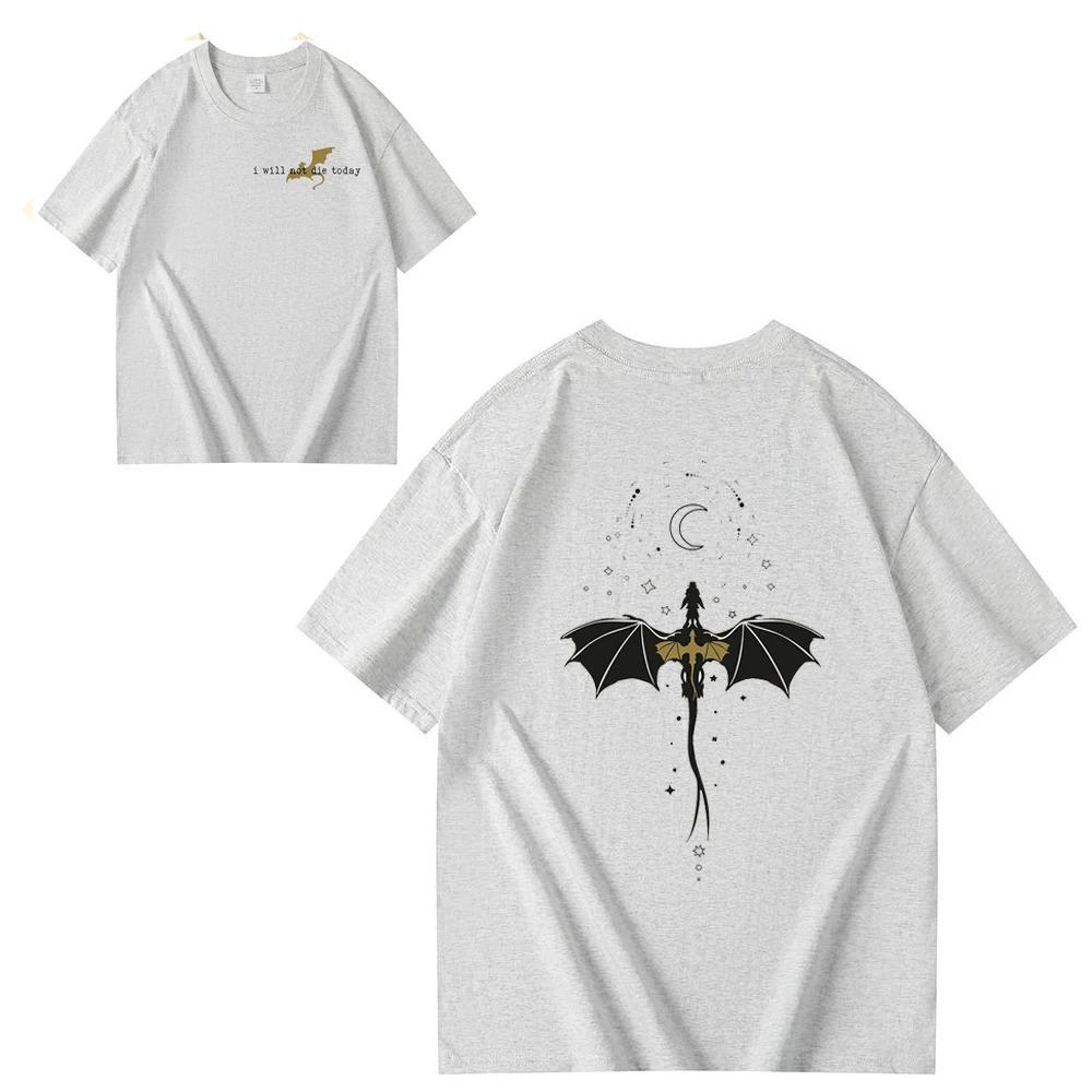 

Women Comfort Fourth the Wing T-Shirt the College Basgiath War, Violet Sorrengail Fourth the Wing Merch Dragon Rider Shirt S