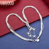 Exquisite 925 Sterling Silver Tassel Five-Pointed Star Necklace - Banquet Gift Jewelry