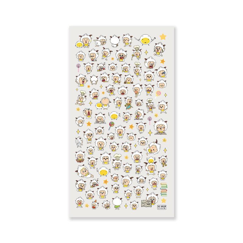 

Sky Original Large Lazy Nose Cartoon DIY Phone & Tablet Decorative Sticker Case
