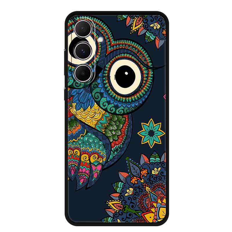 For Samsung Galaxy A55 5G Case Animals Soft Silicone TPU Phone Cases Back Cover For SamsungA55 Wolf Protector Cute Girl Shell