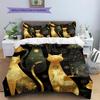 Cartoon Pattern Bedding Quilt Set Quilt Cover Pillowcase Home Decoration Birthday Gift (1 * duvet cover + 2 * pillowcase, without core)