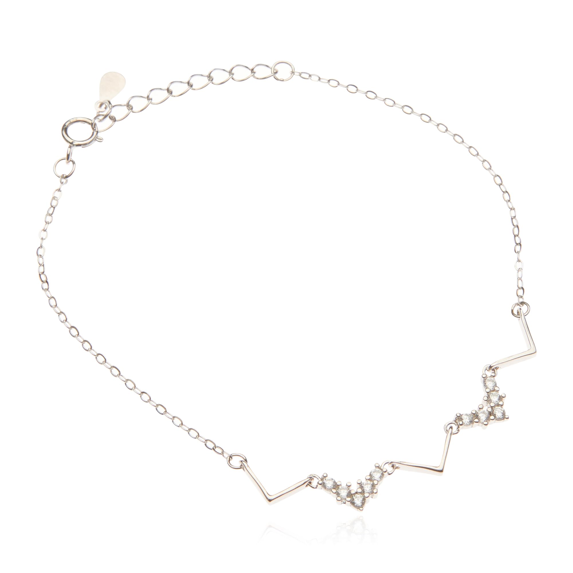 [Variable Cheap] S925 Silver Bracelet 8B-D-40