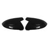Seiten-Rückspiegelabdeckungen Blinker für VW Golf 7 MK7 7.5 GTI für Touran 2013-2020 Helles Schwarzes Spiegelgehäuse Autozubehör