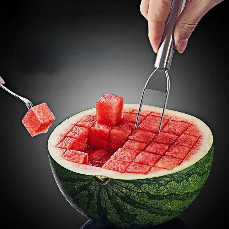 Multi-functional Watermelon Slicer and Fork