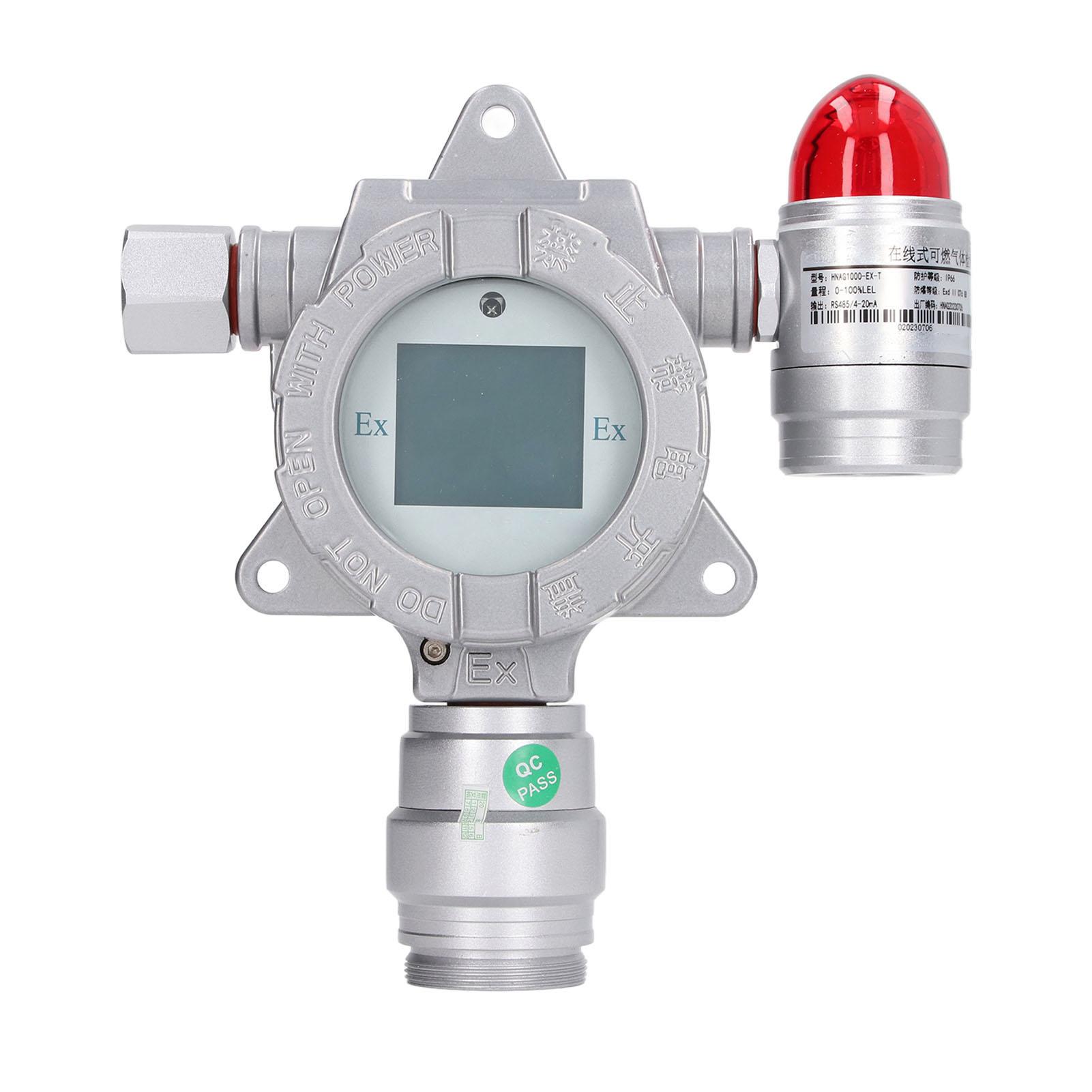 

Стаціонарний детектор горючих газів RS485 4‑20mA Вихідний сигнал РК-дисплей Детектор витоку газу для майстерні Судна 100‑240В