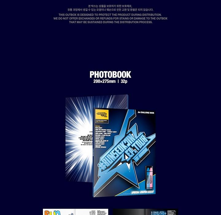 (JIN CHALLENGE BOOK) Jin (BTS) - '#RUNSEOKJIN_EP.TOUR In GOYANG' The Original