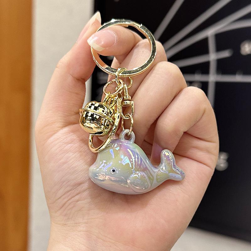 Colorful Acrylic Seashell Keychain Pendant - Cute and Exquisite for Girls' Bags & Car Pendants