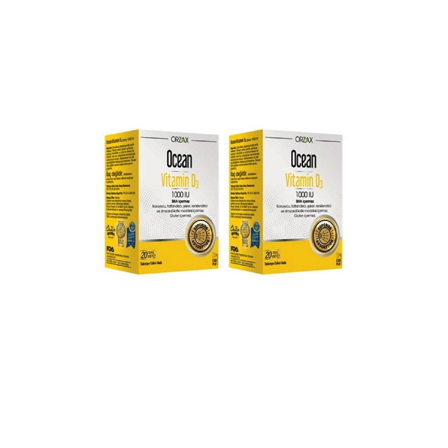 

Vitamin D Support - Vitamin D3 1000 Iu Spray 20 Ml X2 Pieces