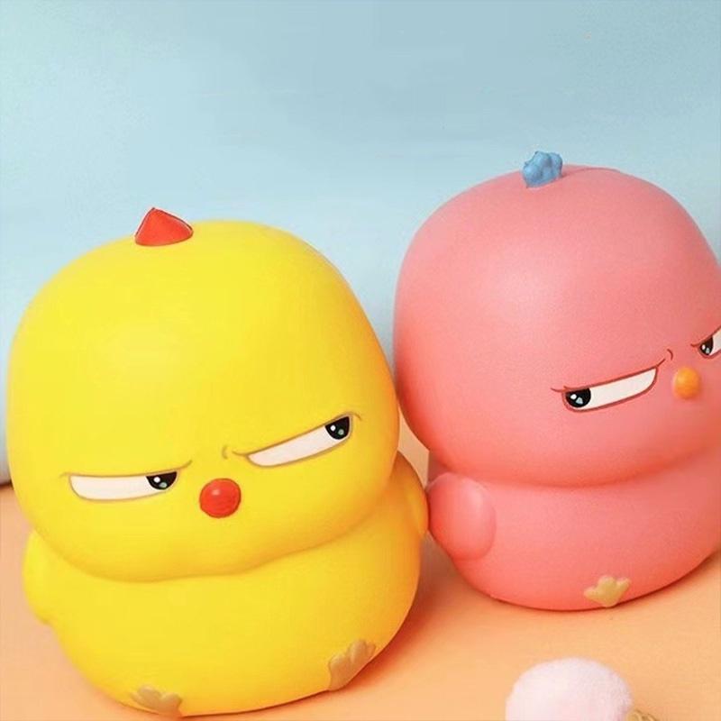 Warbie The Bird Small Yellow Chicken Stress Reliever Toy For Office And Home Use Perfect For Anxiety Relief And Relaxation