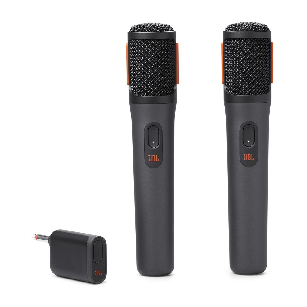 JBL PartyBox Wireless Mic Set of 2/2.4GHz Wireless Digital/Unidirectional Dynamic Microphone/Effective Distance Up to 30m/Black JBLPBWIRELESSMIC