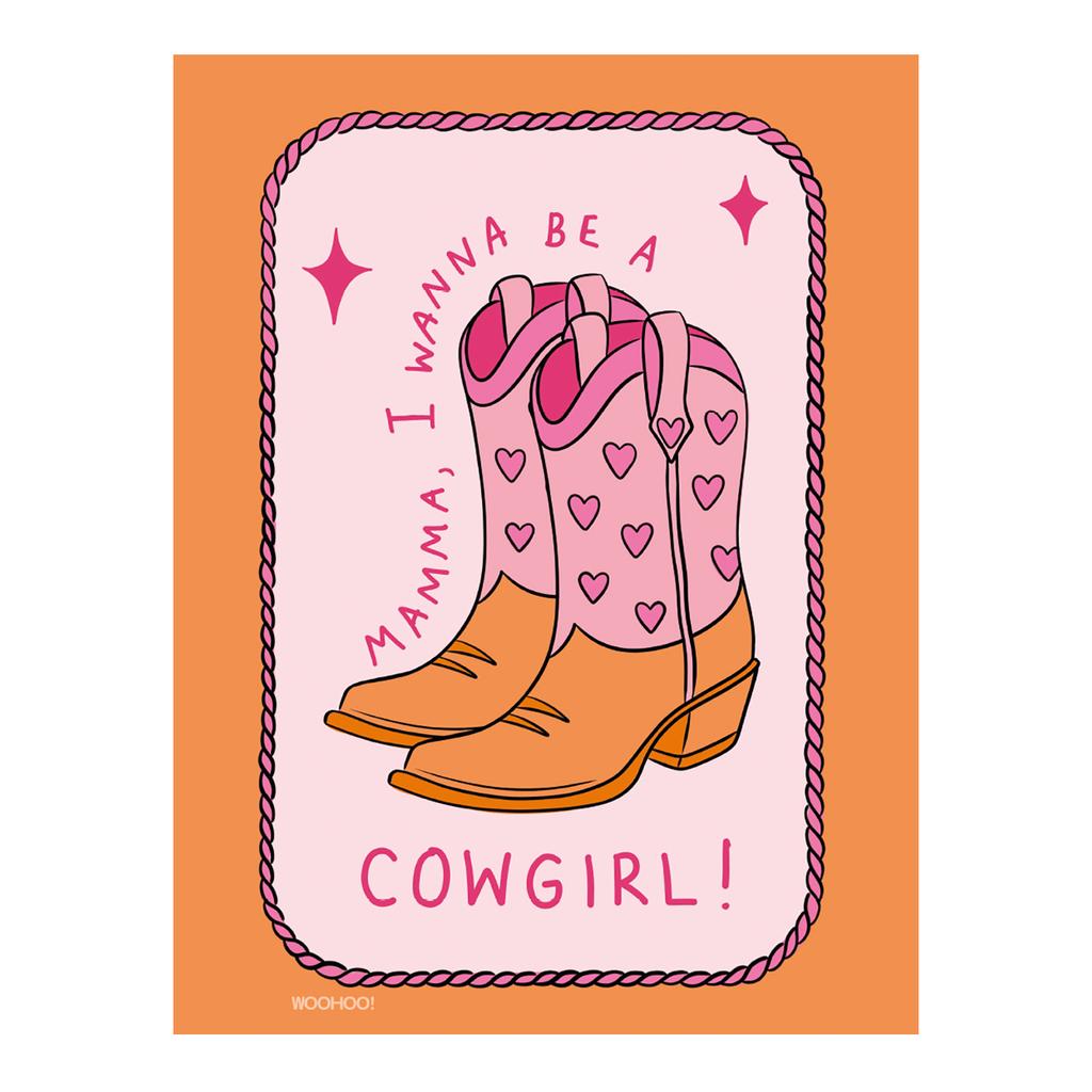 Mandi Welton Cowgirl Print