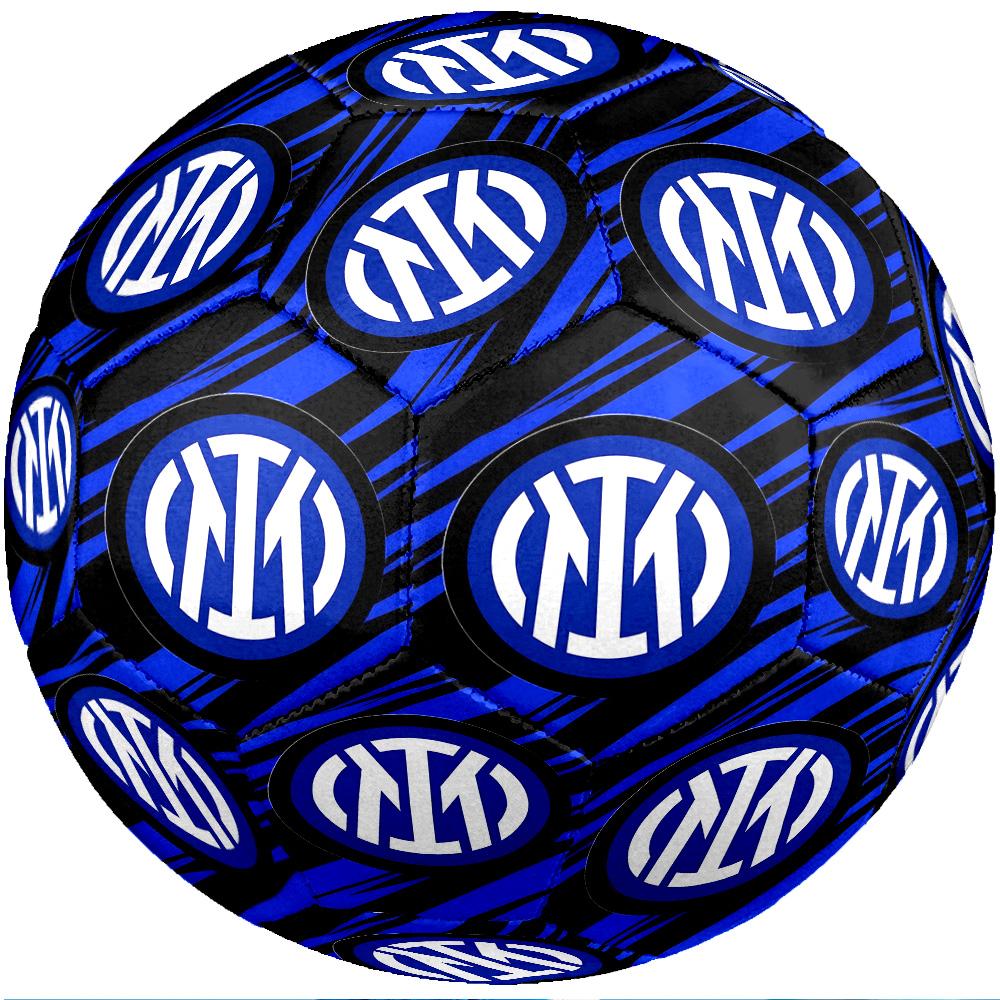 Pallone da Calcio da Partita Misura 5 Tema Inter Milan Professionale per Esterno Morbido al Tocco Pallone da Allenamento
