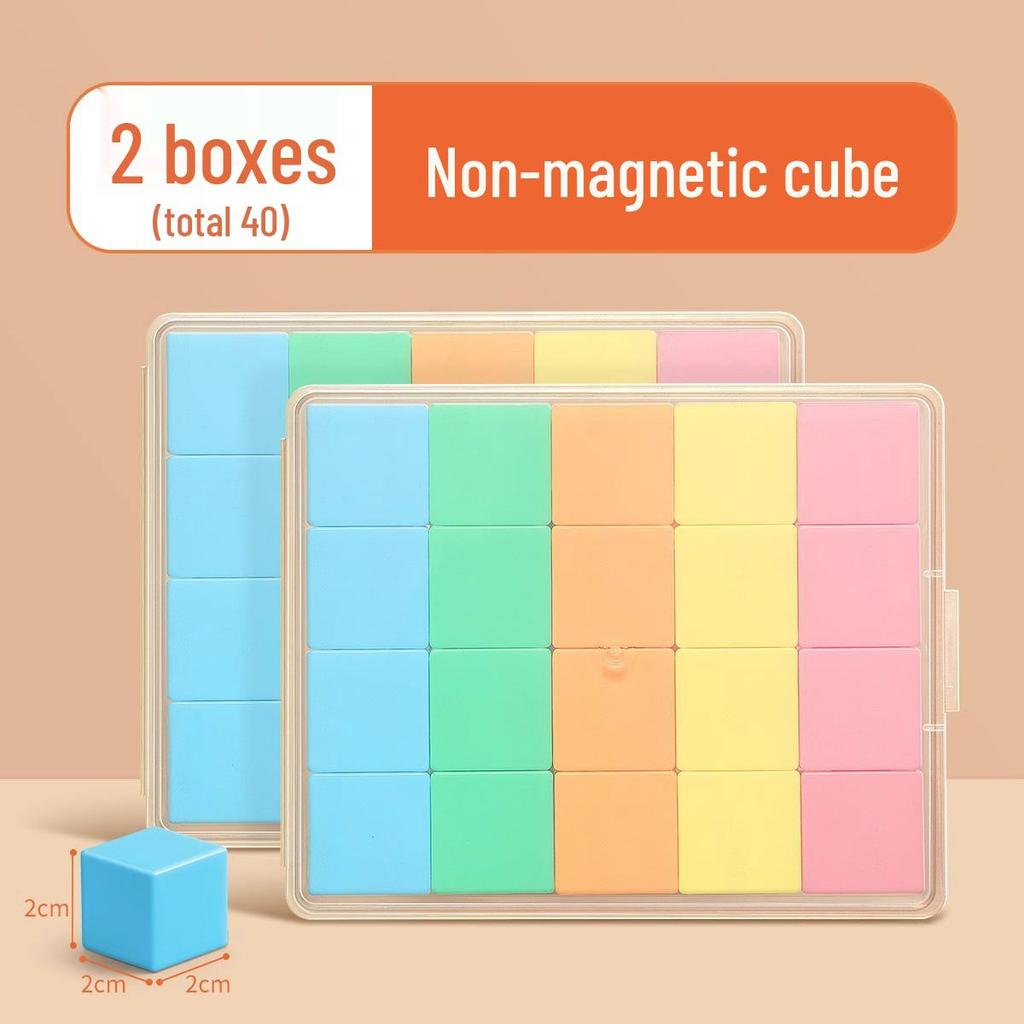 3D Magnetic Cube Geometry Teaching Blocks for Children